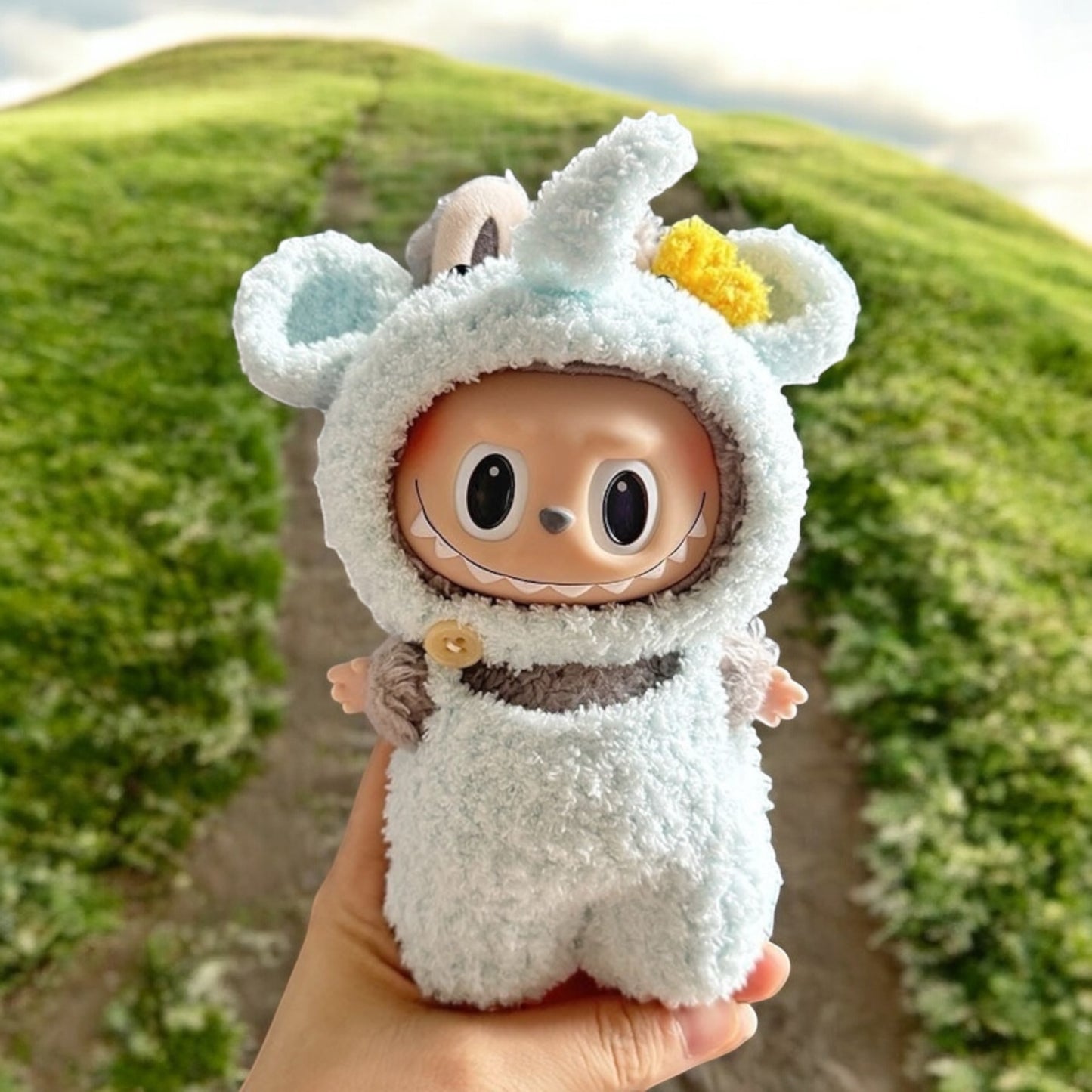 Cute Elephant costume style - Handmand Labubu Doll Outfit