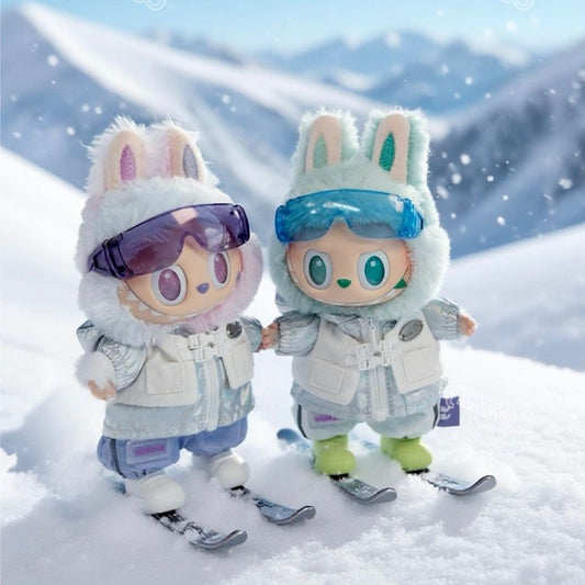 Alpine Ski Squad costum style - Handmand Labubu Doll Outfit