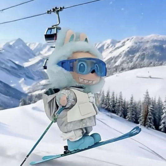 Alpine Ski Squad costum style - Handmand Labubu Doll Outfit