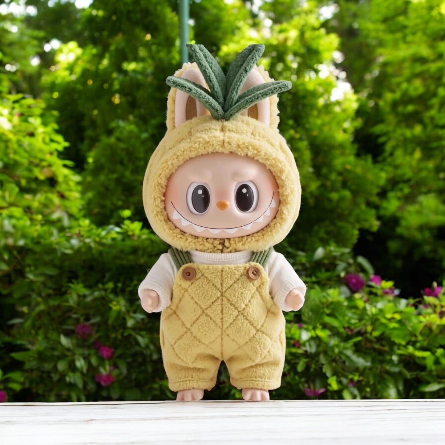 Handmand “Fruit Mood” Overall Sets — Pineapple, Watermelon & Tangerine Look Outfit