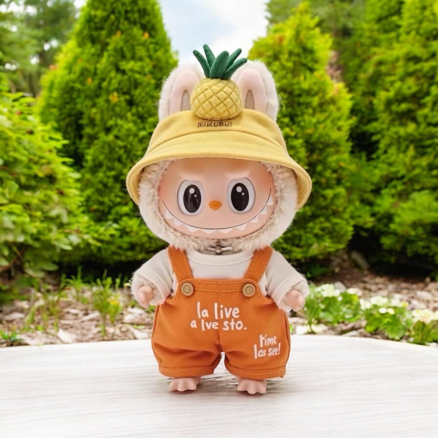 Handmand “Fruit Mood” Overall Sets — Pineapple, Watermelon & Tangerine Look Outfit