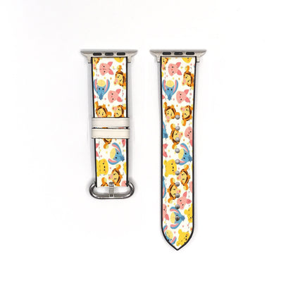 winnie the pooh Cartoon character-themed watch band on a white background