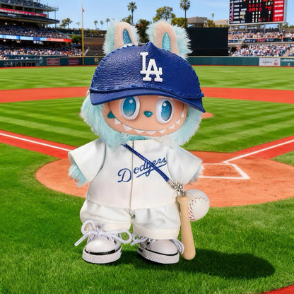 Dodgers Outfit Set Costome - Handmand Outfit, fit for 17mm Labubu Doll
