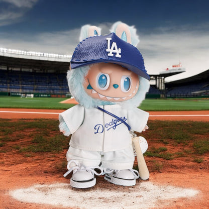 Dodgers Outfit Set Costome - Handmand Outfit, fit for 17mm Labubu Doll