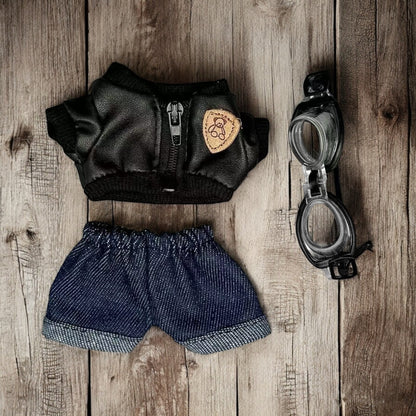 Street Photographer Outfit Set - Handmand outfit compatible with Labubu Doll