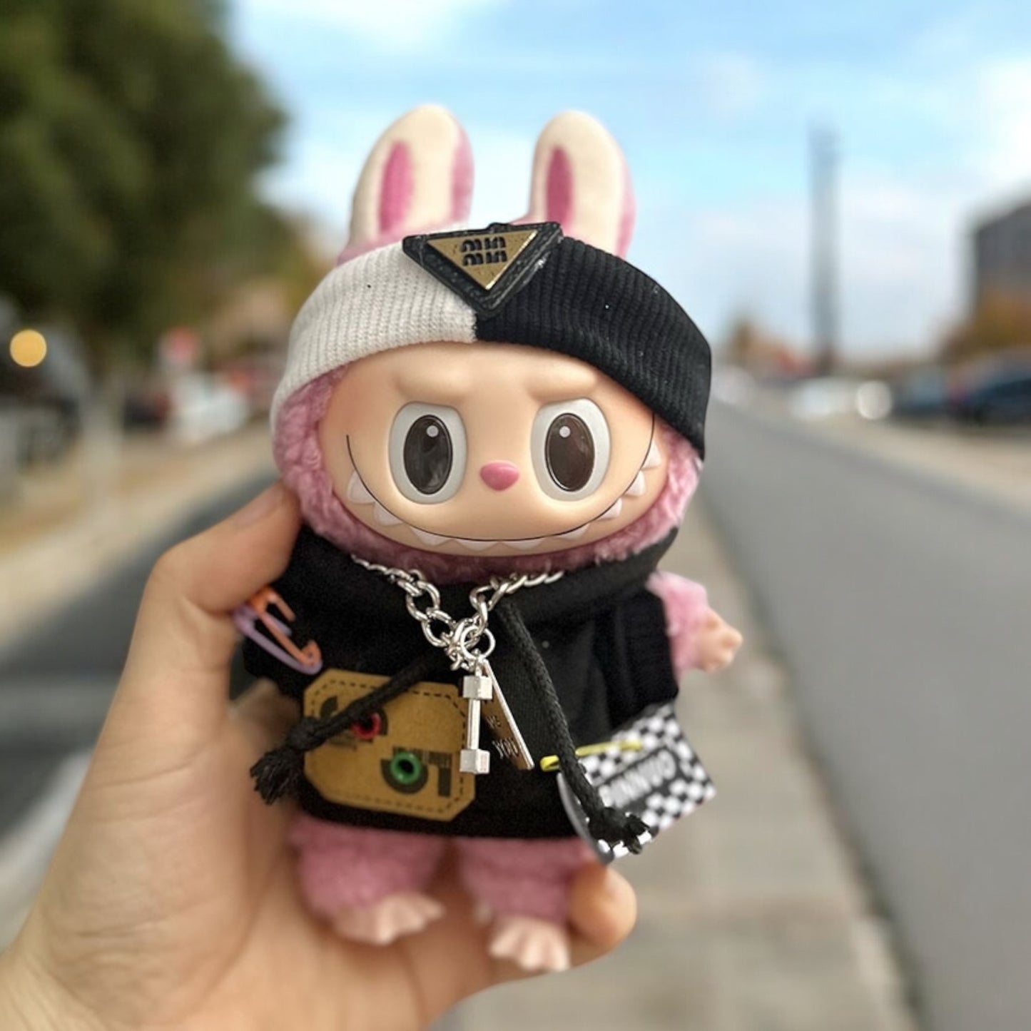 Handmand Labubu Trendy Streetwear Outfits